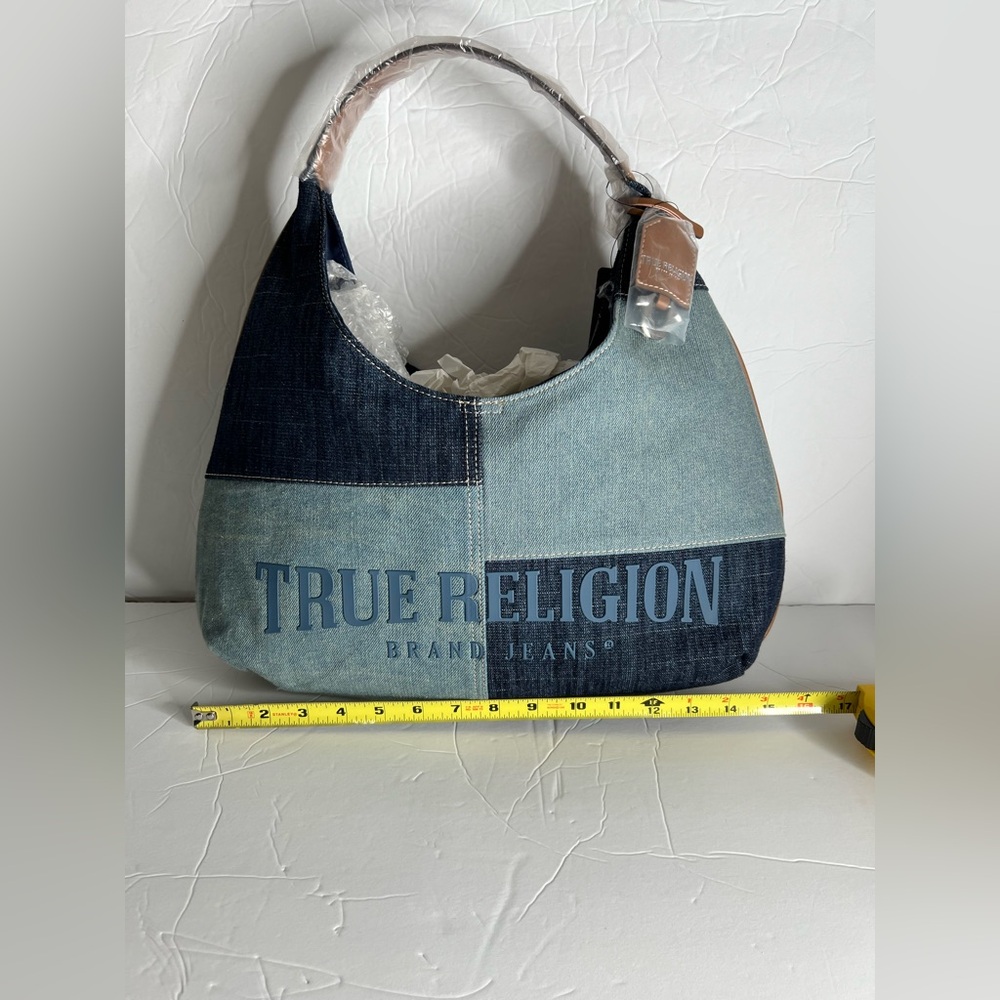 True Religion Denim Patchwork Hobo Bag - Picture 10 of 11